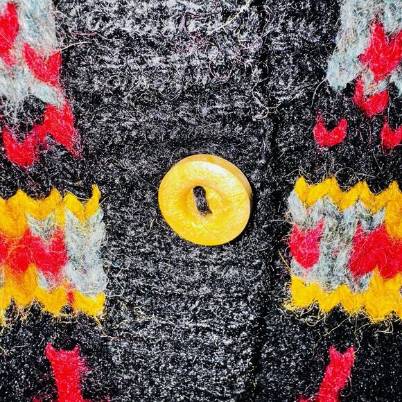 Vintage Alpaca Connection Women's Cardigan Sweater 100% Alpaca XL / XXL - Picture 4 of 8